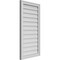 Ekena Millwork Vertical Surface Mount PVC Gable Vnt: Non-Functional, w/2"W x 1-1/2"H, Brickmould Frame, 20"W x 38"H GVPVE20X3802SN - alternate 5